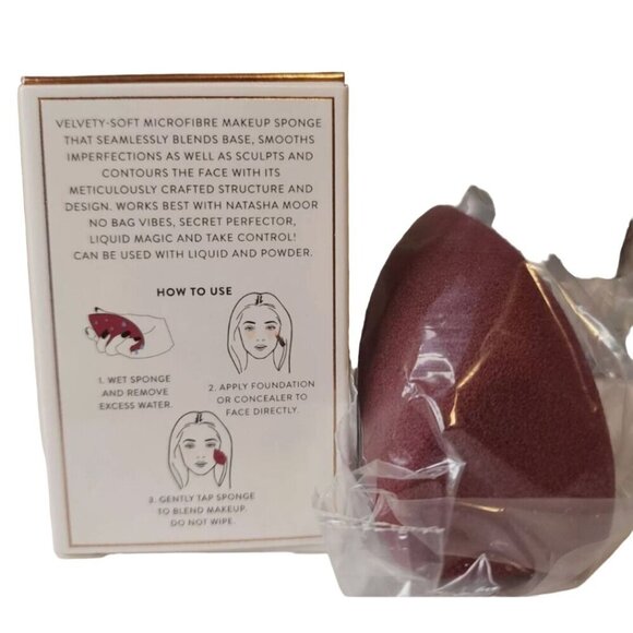 Natasha Moor Warrior Face Blender Sponge Cometics Beauty Makeup Sculpt Contour - Picture 3 of 4